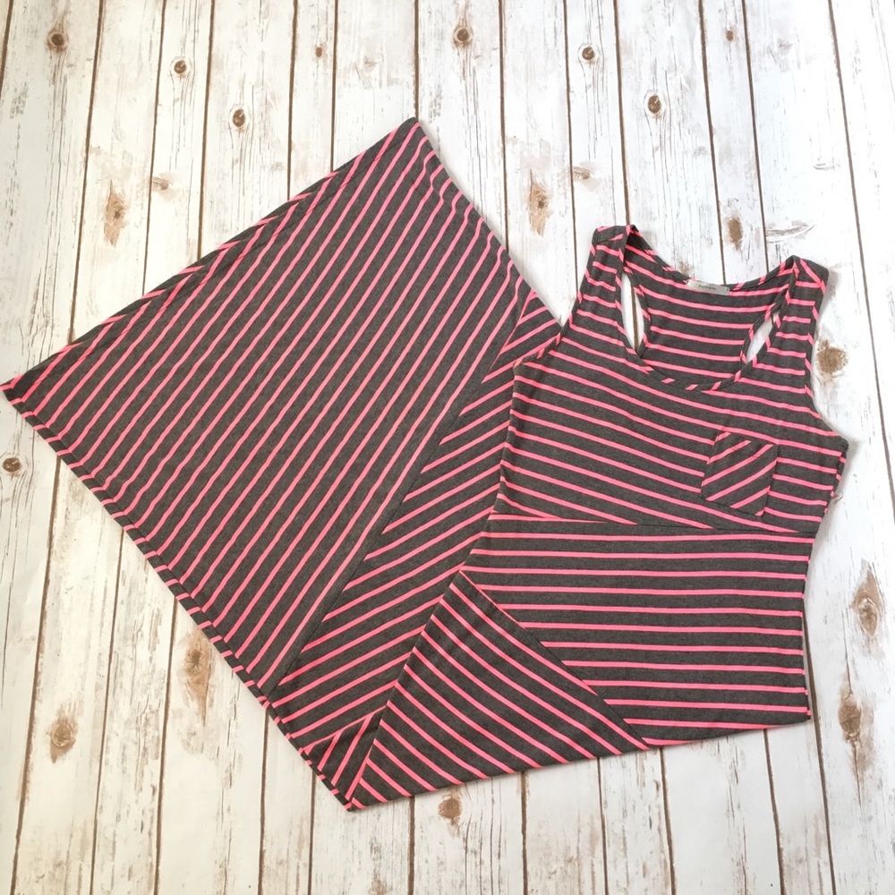 SOPRANO STRIPED TANK DRESS
